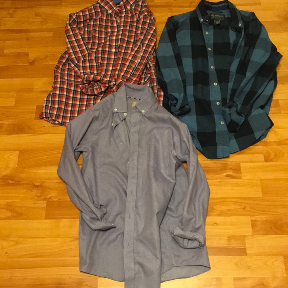 3 dress shirts